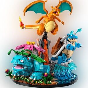 Lego Pokémon Venusaur, Charizard and Blastoise BNIB 10000% Authentic